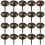 100Pcs Retro Coffee Upholstery Nails Iron Decorative Tacks for Sofa 6