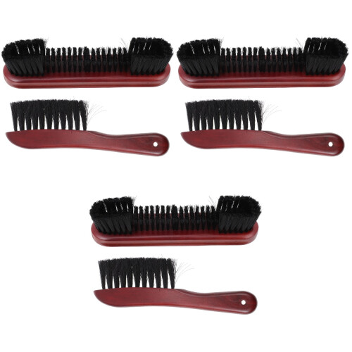 6Pcs Multifunctional Billiard Table Brush with Red Wood Handle Cleaner 2