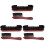 6Pcs Multifunctional Billiard Table Brush with Red Wood Handle Cleaner 2
