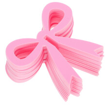48Pcs Pink Acrylic Bowknot Wine Glass Charms Party Drink Identifiers