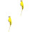 2 Pcs Simulation Parrot Birds Foam Rural 3