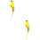 2 Pcs Simulation Parrot Birds Foam Rural 6