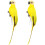 2 Pcs Simulation Parrot Birds Foam Rural 2