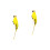 2 Pcs Simulation Parrot Birds Foam Rural 4