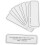 20Pcs Uv Intensity Test Cards White PVC for Accurate Uv Rays Detection 3