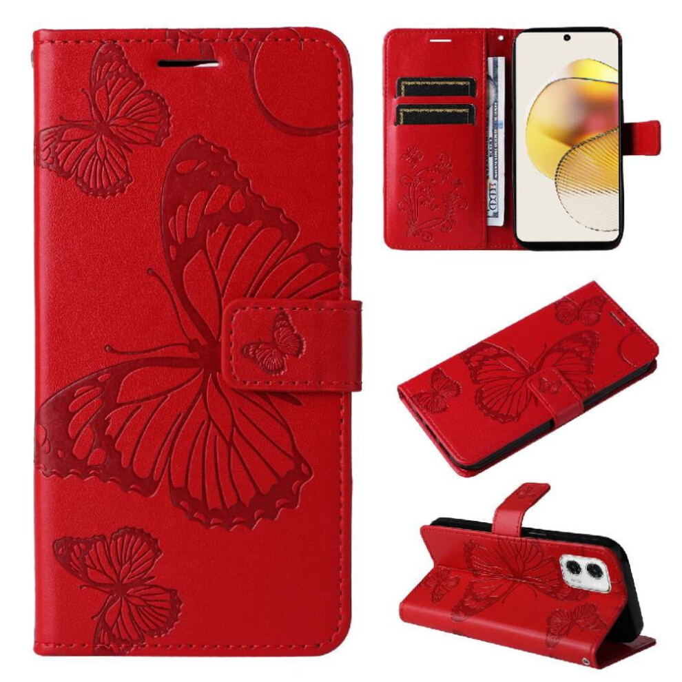Case For Motorola G73 Phone Case With Card Slot Stand Shockproof Cover Flip Kickstand Pu Leather Magnetic Cover 9048212582113
