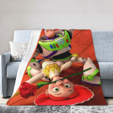 Toy Story Hoteldecke, Anime-Decke für Bett, Sofadecke, ultraweiche Fleecedecke für Schlaf- und Wohnzimmer, 152 x 127 cm