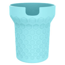 Capa protetora Hariumiu para copos de 40 oz (1,2 litros), feita de silicone, antiderrapante, ergonômica e com proteção antirriscos.