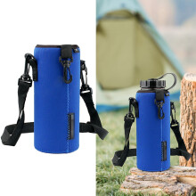 Borsa porta borraccia Mynkyll Cirkul da 34 oz/1000 ml in neoprene con tracolla regolabile, compatibile con bottiglie in acciaio inossidabile, vetro e