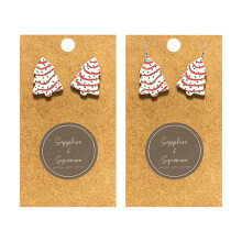 Niedliche Weihnachtsschmuck-Ohrringe für Damen, Weihnachtsschmuck-Geschenke
