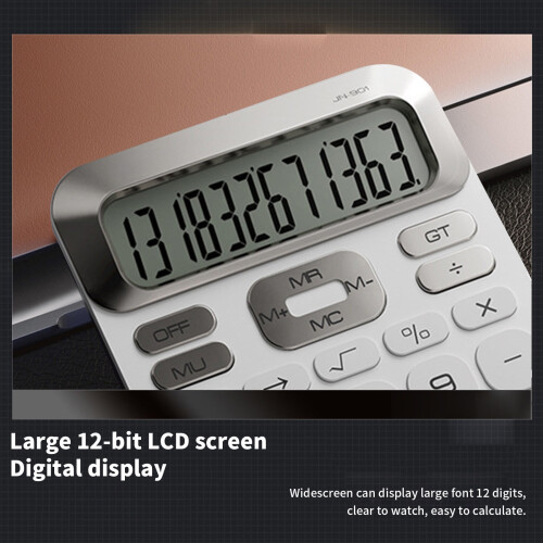 Αριθμομηχανή Djunllk - 12ψήφια οθόνη LCD, κλασικού επιστημονικού στυλ, φορητή για χρήση 2