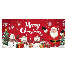 Kerstbanner voor garagedeur, grote hangende deurbekleding, kerstdecoratie voor de garagemuur, buitendecoratie voor de feestdagen.