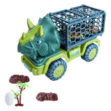 Dinosaurier-LKW-Spielzeug für 3- bis 5-Jährige, Dinosaurier-Transport-LKW mit Dinosaurierfiguren, Dino-Auto zum Aufziehen, Geburtstagsgeschenk für