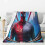 Blaincéad Lomra Spider-Man Braincéad Caithimh Thar a Bhog Cluthar, Gnéithe Leapa do Pháistí - Thar a Bhog 50"X40" 1
