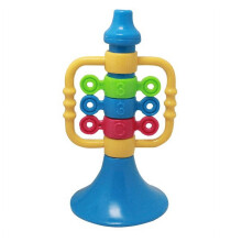 Mini trombe giocattolo in plastica, strumenti musicali sonori, giocattoli educativi per bambini