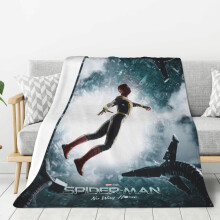 Spider-Man fleece deken, superzachte en knusse plaid, kinderbeddengoed. Kenmerken: superzacht, 102 x 76 cm.