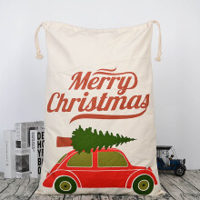 Xerdsx Weihnachtssack, Weihnachtsmann-Sack, übergroßes Weihnachtsgeschenk mit Kordelzug, Dekoration, Partygeschenk, Weihnachtsschmuck