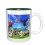 Κεραμική κούπα Pokemon 11oz, σκούρο πράσινο, χαριτωμένο φλιτζάνι καφέ συμβατό με χρήση 4