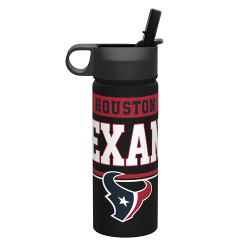 Texans Sports Μονωμένο μπουκάλι νερού από ανοξείδωτο ατσάλι 18oz, φορητό, αδιάβροχο 1