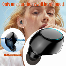 Bezdrátová BT sluchátka EQWLJWE Stereo do uší Mini sportovní sluchátka do uší s mikrofonem Bluetooth headset Vánoční výprodej