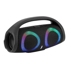 Gnobogi BOX2 2ª Geração Caixa de Som Bluetooth Portátil, Subwoofer Colorido Sem Fio, Luz Portátil para Uso Externo, compatível com xxx