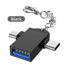 Tiontaire 2in1USB3.0USB Cineál C OTG Cineál C Cuibheoir USB Fóin Chliste, Cás Táibléid