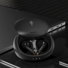 Bezdrátová sluchátka Ozmmyan Bluetooth 5.0 s nabíjecím pouzdrem, stereo zvuk, hluboké basy, redukce šumu, vestavěný mikrofon, kompatibilní