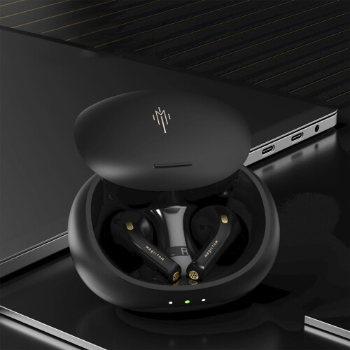 Ασύρματα ακουστικά Ozmmyan Bluetooth5.0 με θήκη φόρτισης, στερεοφωνικό ήχο, βαθιά μπάσα,