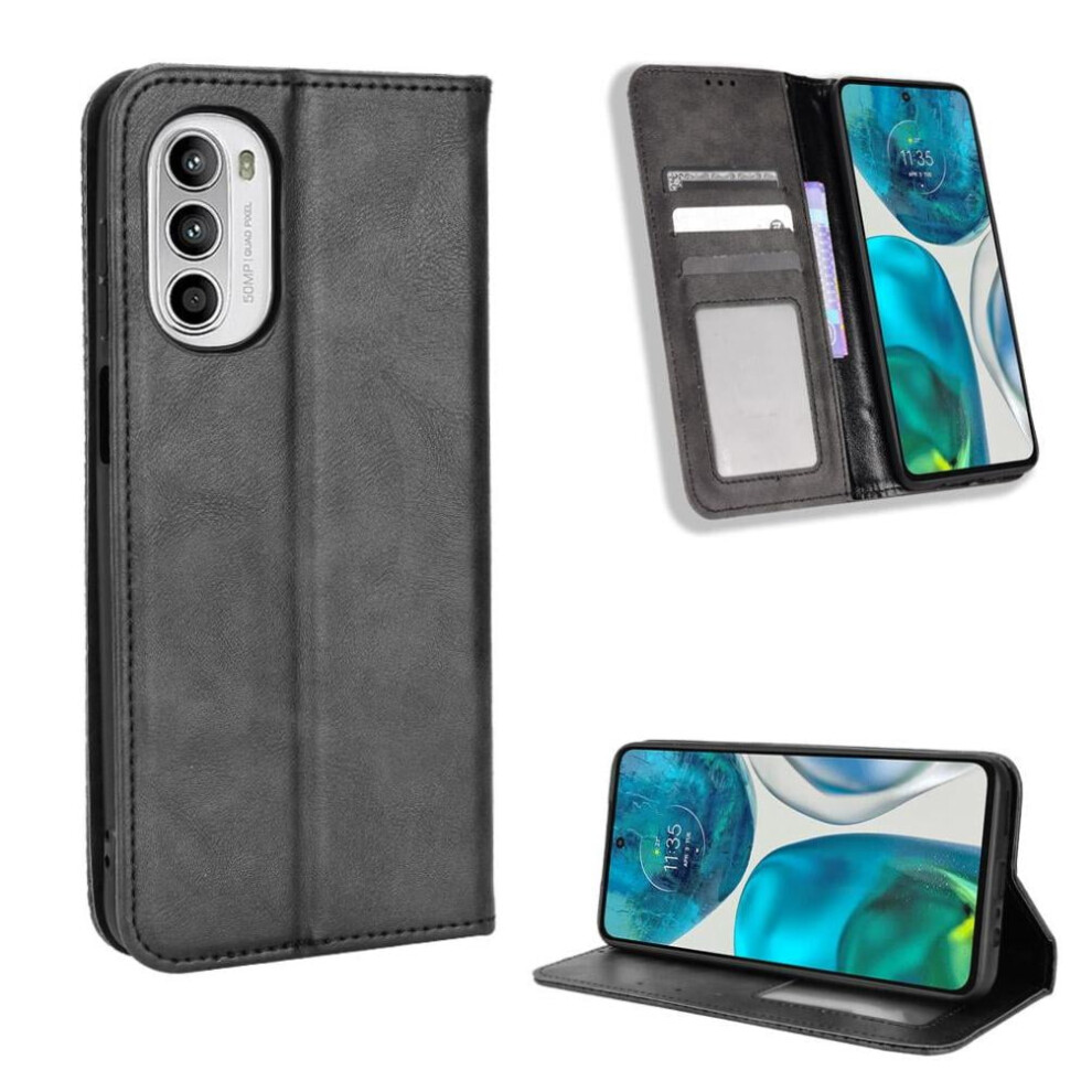 Case For Motorola Moto G52 4G Magnetic Closure Pu Leather Wallet 9048212665915