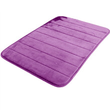 Tapete de Banho Miyuadkai em Espuma Viscoelástica Macia e Absorvente, Antiderrapante, para Banheiro e Quarto, Roxo