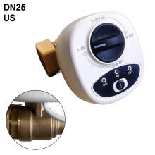 Válvula de agua inteligente WiFi para cierre de agua DN15/DN20/DN25 con control inalámbrico.