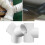 Runde systemventilationsrørforbindelser Adapter T/Y-stykke Reduktionsholder 6