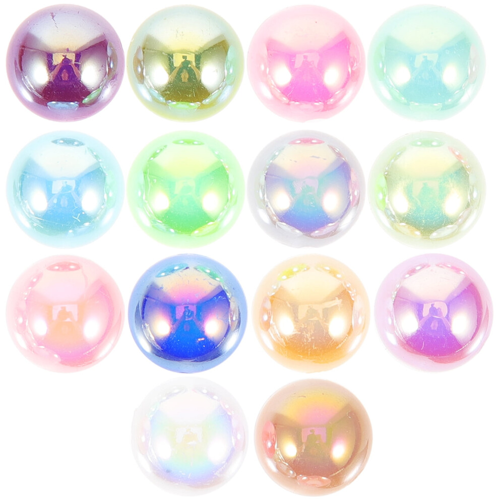 200pcs Diy Nail Art Decorations Flatback Pearls Photo Decors Half Pearls for Crafts