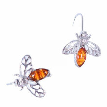 Pendientes de abeja estilo retro de moda Pendientes de abeja ámbar Pendientes de abeja estilo retro de moda Pendientes de abeja ámbar