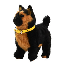 Elektronisches interaktives Hundespielzeug, das läuft und bellt, Plüschtier, realistische, lebensechte Tiere, animiertes Stofftier, Welpenspielzeug
