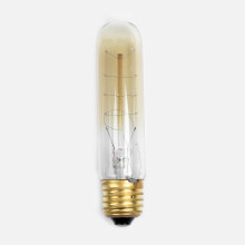 Bec lampă vintage retro cu filament, stil industrial antic, 40W E27T10