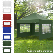 MTFun Outdoor Gazebo Canopy, Adjustable Removable Party Tent Pavilion, Heavy Duty Oxford Garden Marquee for Wedding, Events