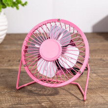 4 hüvelykes USB asztali ventilátor, kis csendes fém ventilátor, hordozható hűtőventilátor erős légáramlással és 360-os forgatással