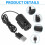 GDHOME2Pc Micro12V DC Αθόρυβη Υποβρύχια Αντλία Νερού με Κινητήρα χωρίς Ψήκτρες Καλώδιο 1M 7