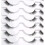 Ψεύτικες βλεφαρίδες Changmaius Fluffy Cat Eye Look 8D Σταυρωτές, Φυσικές Ψεύτικες Βλεφαρίδες 6