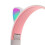 Παιδικά ακουστικά, ασύρματα Bluetooth Over-Ear για γάτες με φώτα LED, μωβ & ανοιχτό μπλε, 2