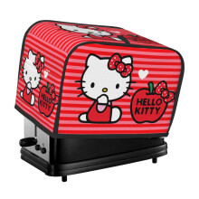 2 Slice Toaster Covers Wide Slot Decorative Reusable Bread Machine Cover Protection Hello Kitty Cartoon Bread Toaster Oven Dustproof Cover