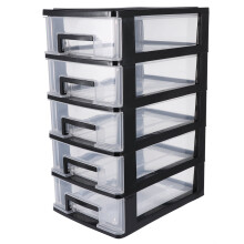 TOYMYTOY Multifunctional Five-layer Storage Cabinet Plastic Drawer Type Closet Portable Dustproof Case Organizer Sundries Holder