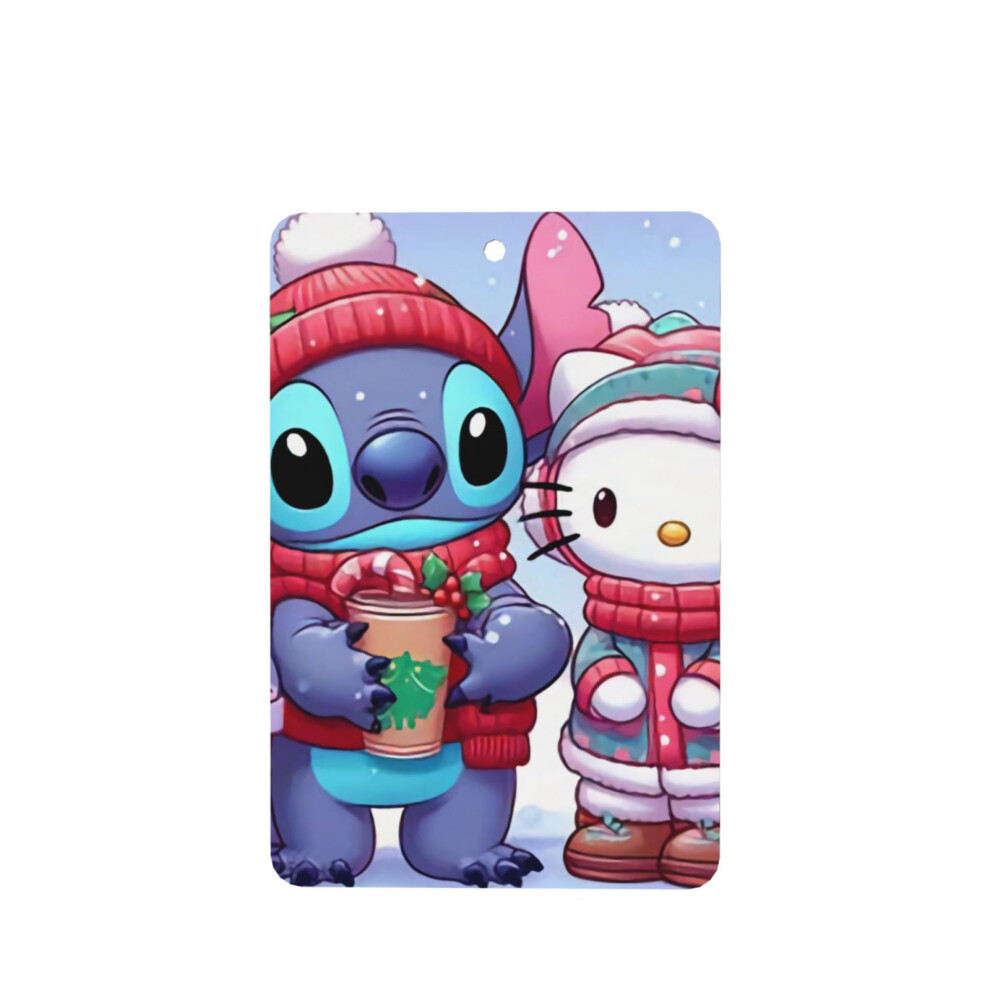 Stitch 6Pcs Car Air Fresheners Scented Car Accessories Hanging Freshener For Room, Bathroom Lavender 9322103566759