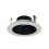 Luminária de embutir Nora Lighting NL-411 de dois tons com defletor de 4 polegadas - Branca 1