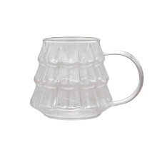 New Glass Coffee Cup Christmas High Borosilicate Heat Milk Breakfast Tea Juice Water Cup