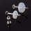 Sterile Silicone Flexible Piercing Healing Disc Disk No Pull No Bump 7mm 9mm 7