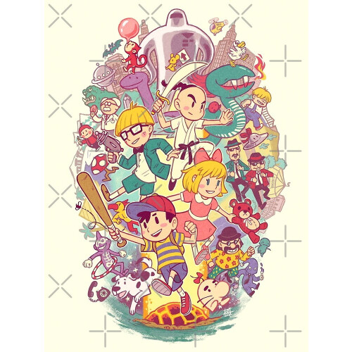 Earthbound-Poster, gerahmt/ungerahmt
