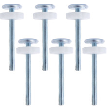 6pcs Threaded Rod Screw Pressure Mounted Baby Safety Gates Screws Children Guardrail Accessories