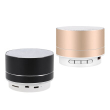 2 PCS Audio Speaker Colorful Wireless Outdoor Speakers Desktop Rechargeable Stereo Mini Metal Student Travel